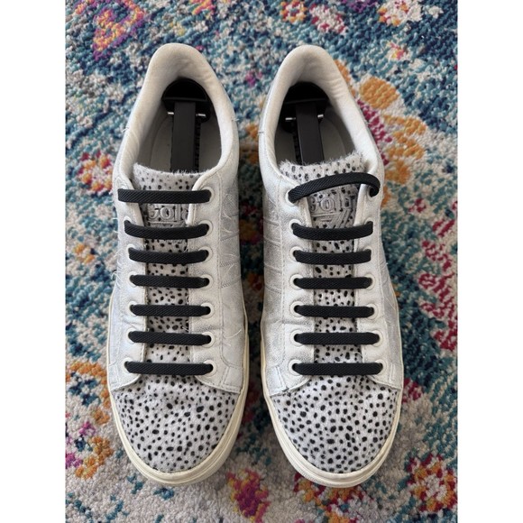 Gola Orchid II Cheetah and‎ Silver Sneakers Women's Size 10 CLA466 - Picture 7 of 9